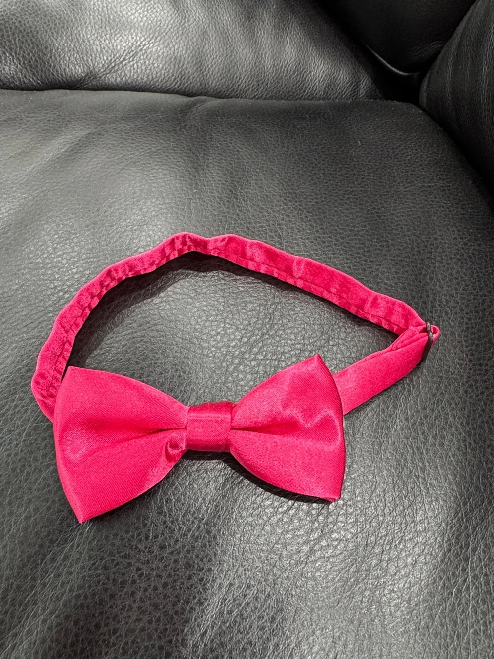 Kids Hot Pink Bow Tie - Classic Adjustable Accessory